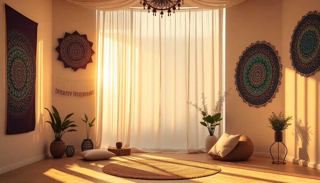 Elevate Your Space: Infusing Spiritual Serenity with Mandala Designs